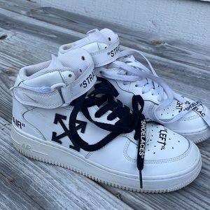Custom Off-White Inspired Air Force 1s